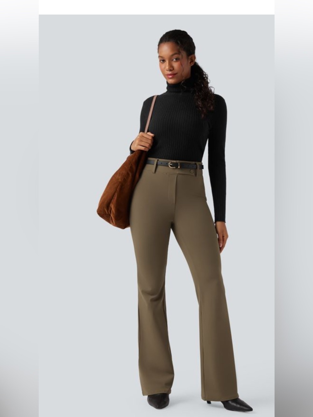 Halara Flex™ DayStretch High Waisted Flare Work Pants with Pockets size médium